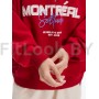 Свитшот NEVERLATE с воротником на молнии Montreal Red