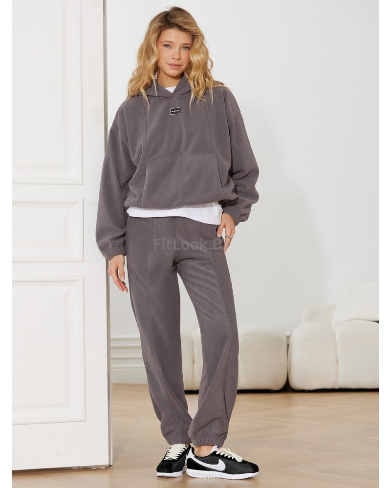 Женский спортивный костюм из флиса Fleece Comfort Grey