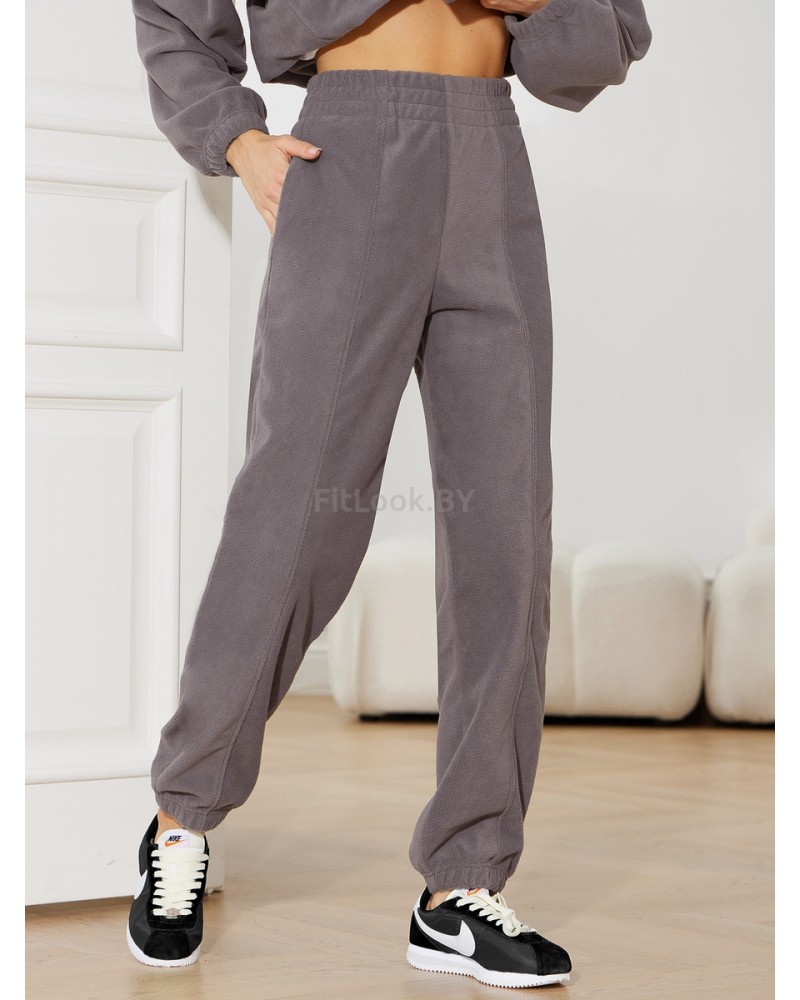 Женский спортивный костюм из флиса Fleece Comfort Grey