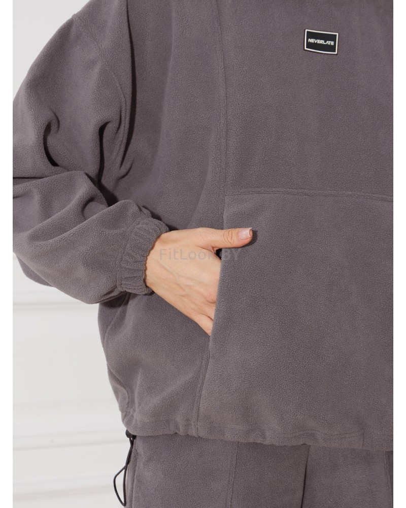 Женский спортивный костюм из флиса Fleece Comfort Grey