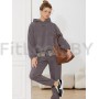 Женский спортивный костюм из флиса Fleece Comfort Grey