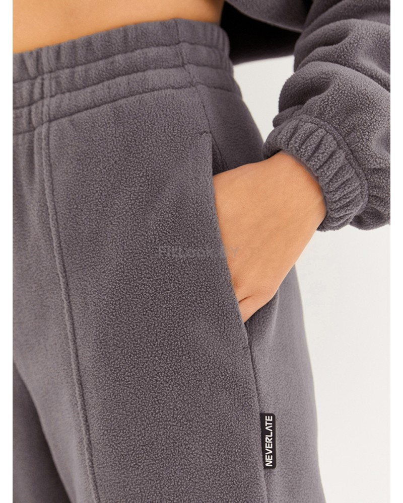 Женский спортивный костюм из флиса Fleece Comfort Grey