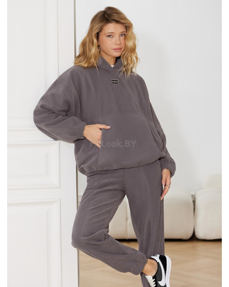 Женский спортивный костюм из флиса Fleece Comfort Grey