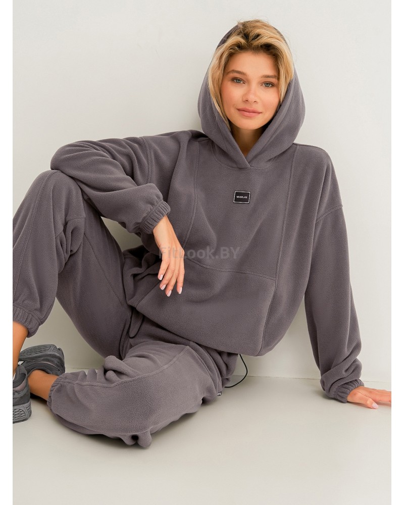 Женский спортивный костюм из флиса Fleece Comfort Grey