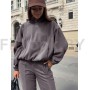 Женский спортивный костюм из флиса Fleece Comfort Grey