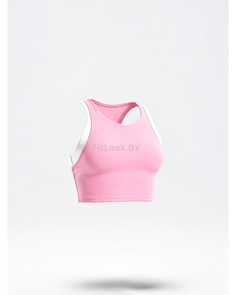 Спортивный топ-бра розовый Neverlate Edge Pink 