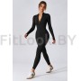 Комбинезон с длинным рукавом Zip Active LongSleeve Black