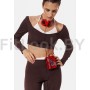 Лонгслив-топ Euphoria Mell Mocha mousse