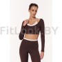 Лонгслив-топ Euphoria Mell Mocha mousse