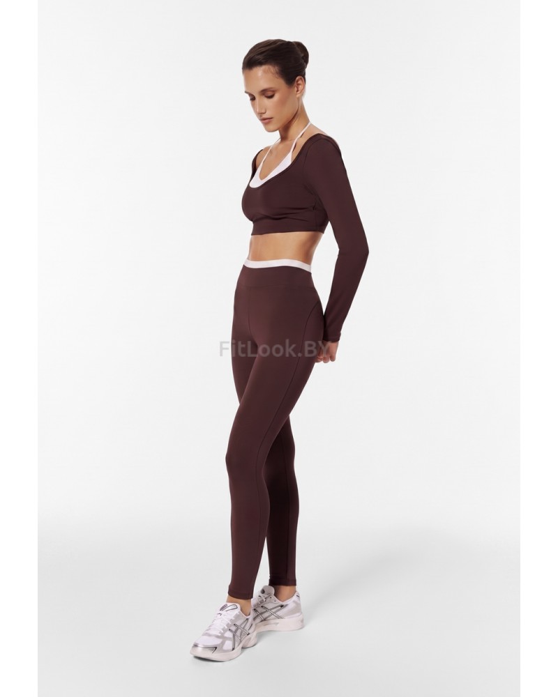 Лонгслив-топ Euphoria Mell Mocha mousse