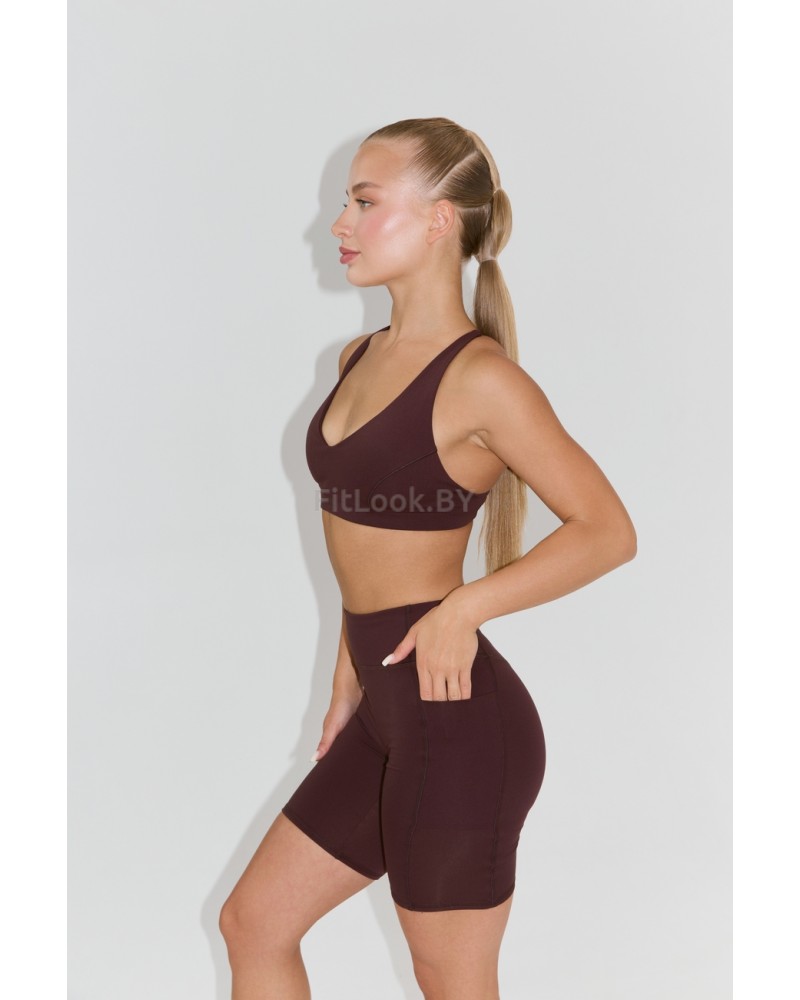 Топ для фитнеса Forstrong Vector Poly Brown