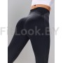 Моделирующие брюки с экстра широким поясом Power Flare Black