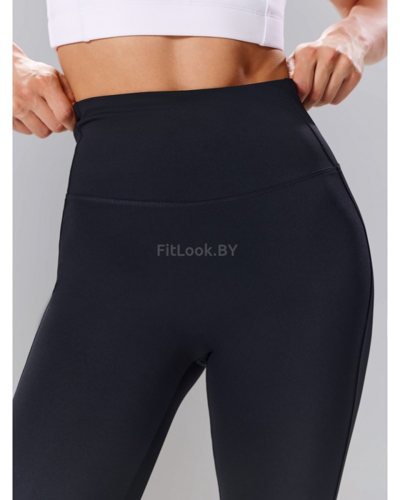 Моделирующие брюки с экстра широким поясом Power Flare Black