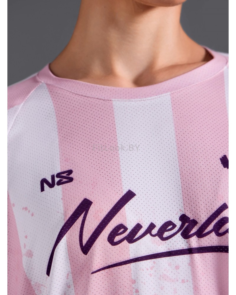 Свободный лонгслив Neverlate Pink Tech-Mesh (сетка)