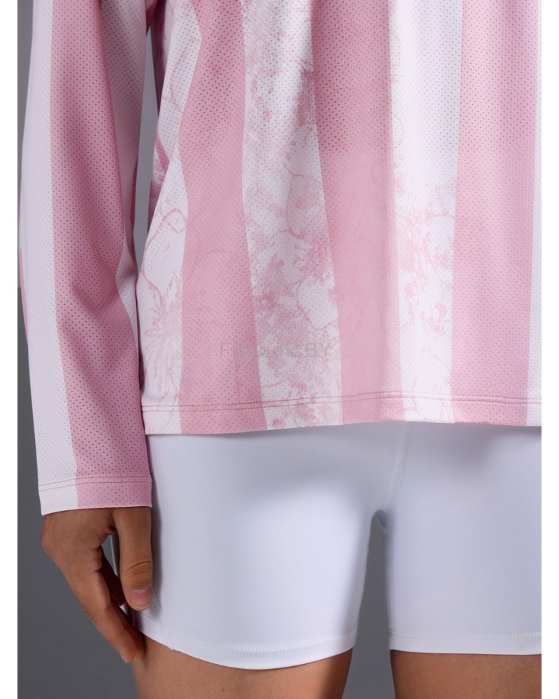 Свободный лонгслив Neverlate Pink Tech-Mesh (сетка)