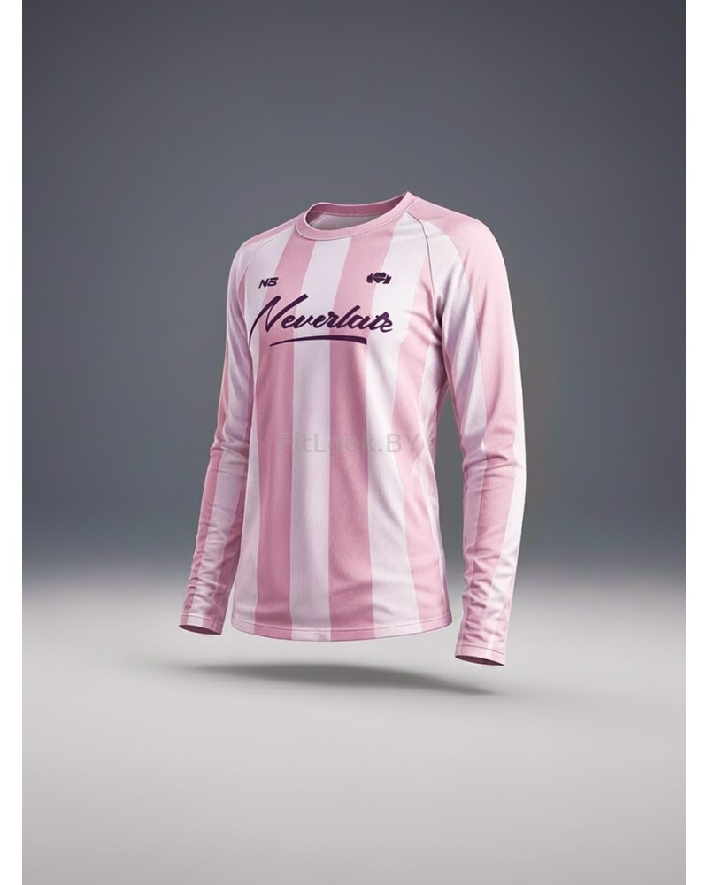 Свободный лонгслив Neverlate Pink Tech-Mesh (сетка)