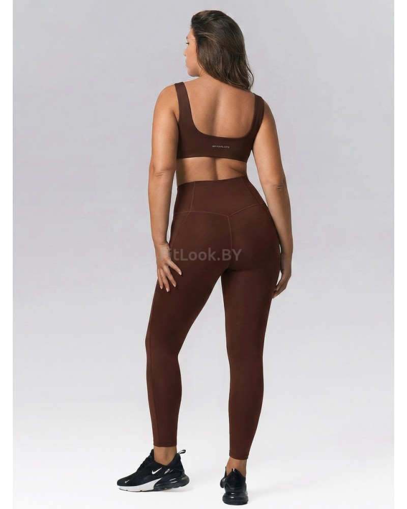 Моделирующие леггинсы Neverlate Extra Wide Belt (Brownie)