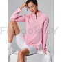 Спортивный лонгслив Neverlate Quarter-Zip (Baby Pink)
