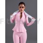 Моделирующий рашгард Neverlate Peplum Full-Zip