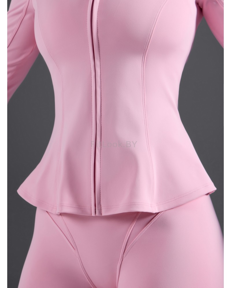 Моделирующий рашгард Neverlate Peplum Full-Zip