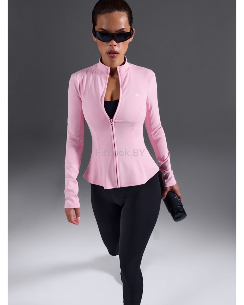 Моделирующий рашгард Neverlate Peplum Full-Zip