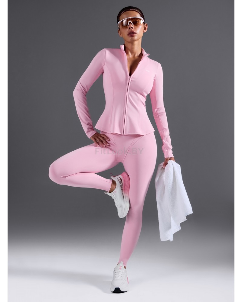 Моделирующий рашгард Neverlate Peplum Full-Zip