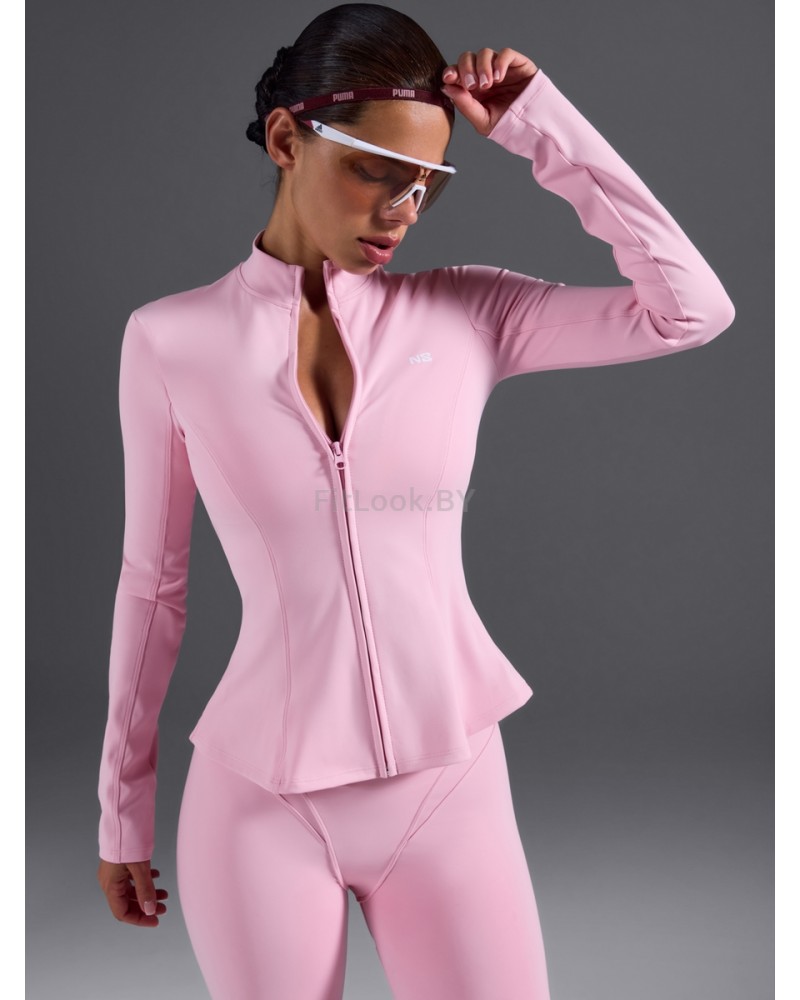 Моделирующий рашгард Neverlate Peplum Full-Zip