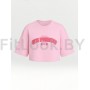Оверсайз футболка Neverlate 19 Crop GYM Princess Pink 593.15