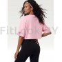 Оверсайз футболка Neverlate 19 Crop GYM Princess Pink 593.15