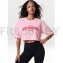 Оверсайз футболка Neverlate 19 Crop GYM Princess Pink 593.15