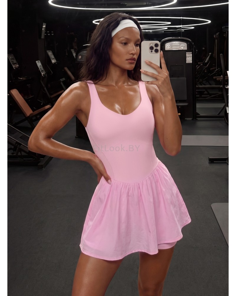 Комбинезон-платье Neverlate Court Skort Pink