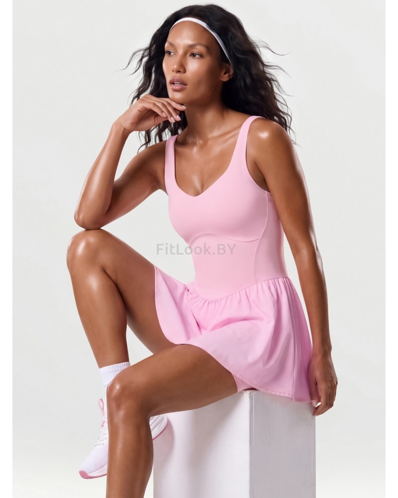 Комбинезон-платье Neverlate Court Skort Pink