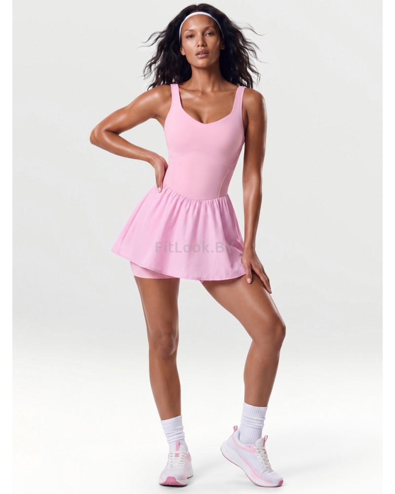 Комбинезон-платье Neverlate Court Skort Pink