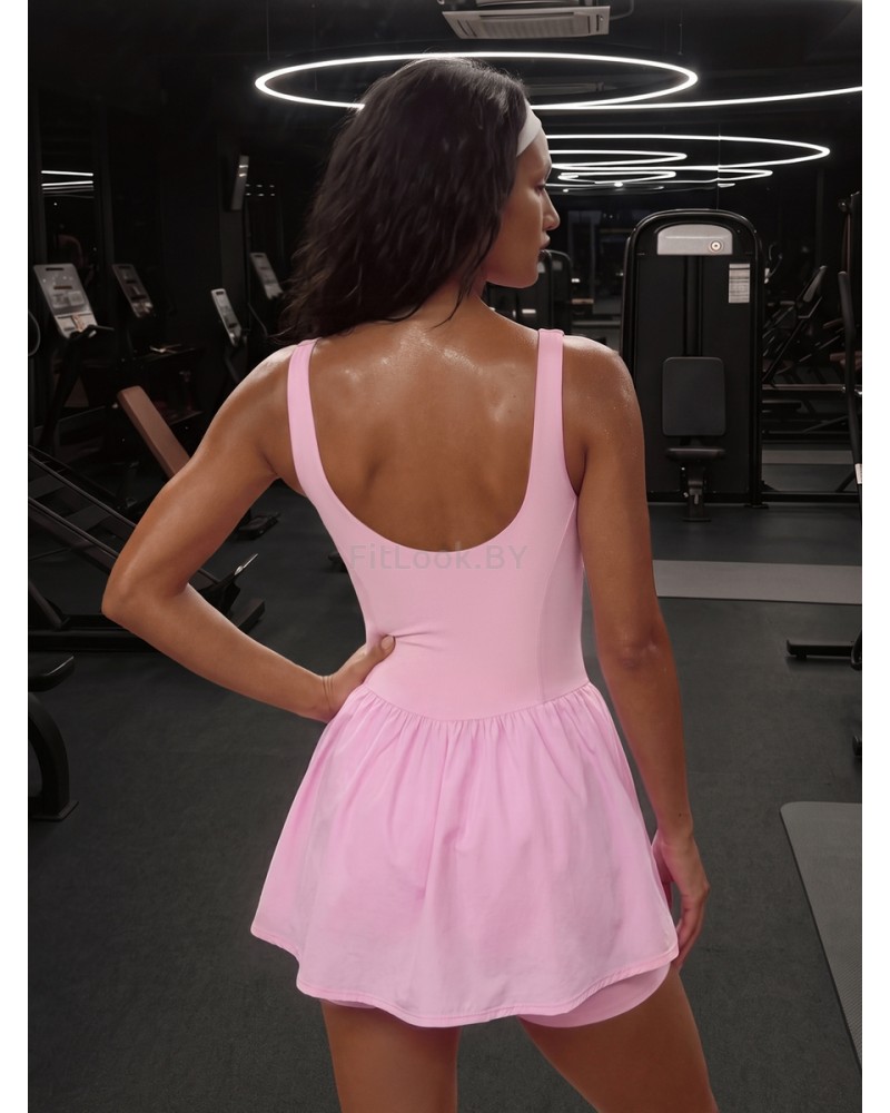 Комбинезон-платье Neverlate Court Skort Pink