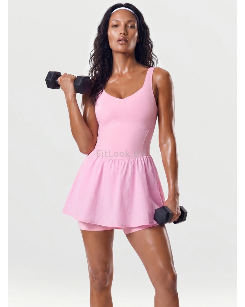 Комбинезон-платье Neverlate Court Skort Pink