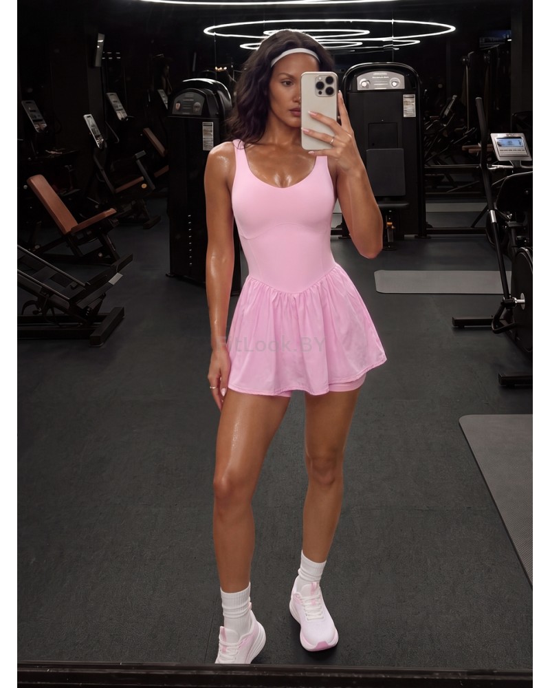 Комбинезон-платье Neverlate Court Skort Pink