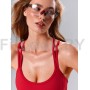 Красный спортивный комбинезон Criss-Cross Romper