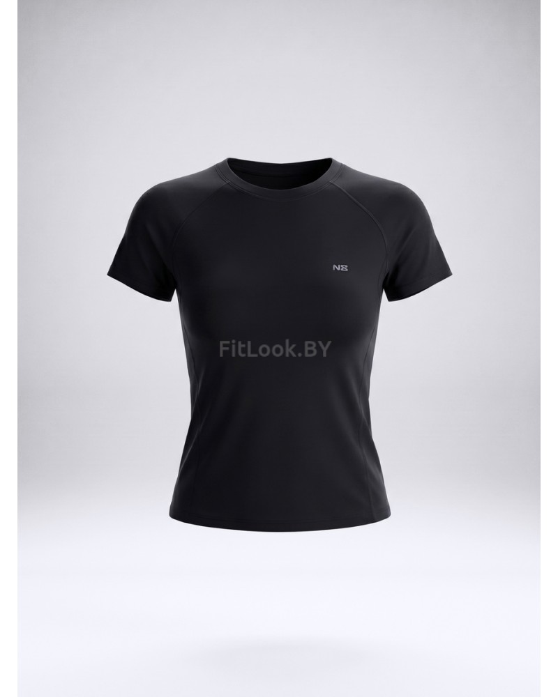 Облегающая спортивная футболка Basic Black 