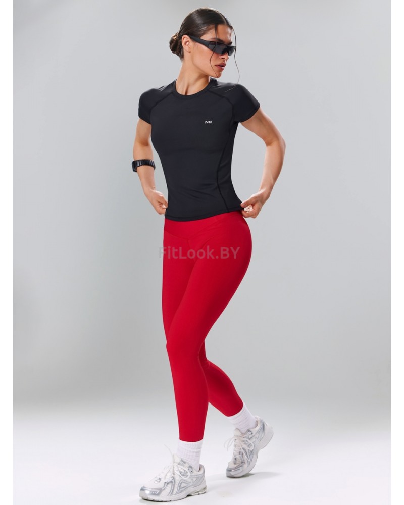 Облегающая спортивная футболка Basic Black 