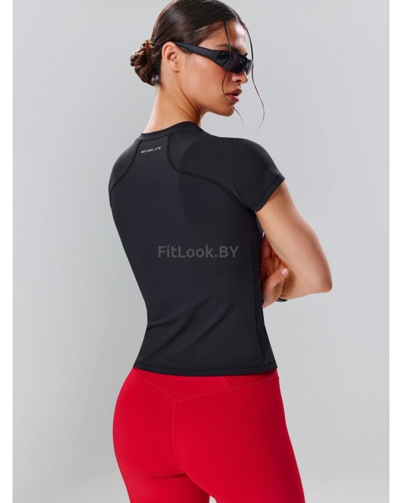 Облегающая спортивная футболка Basic Black 