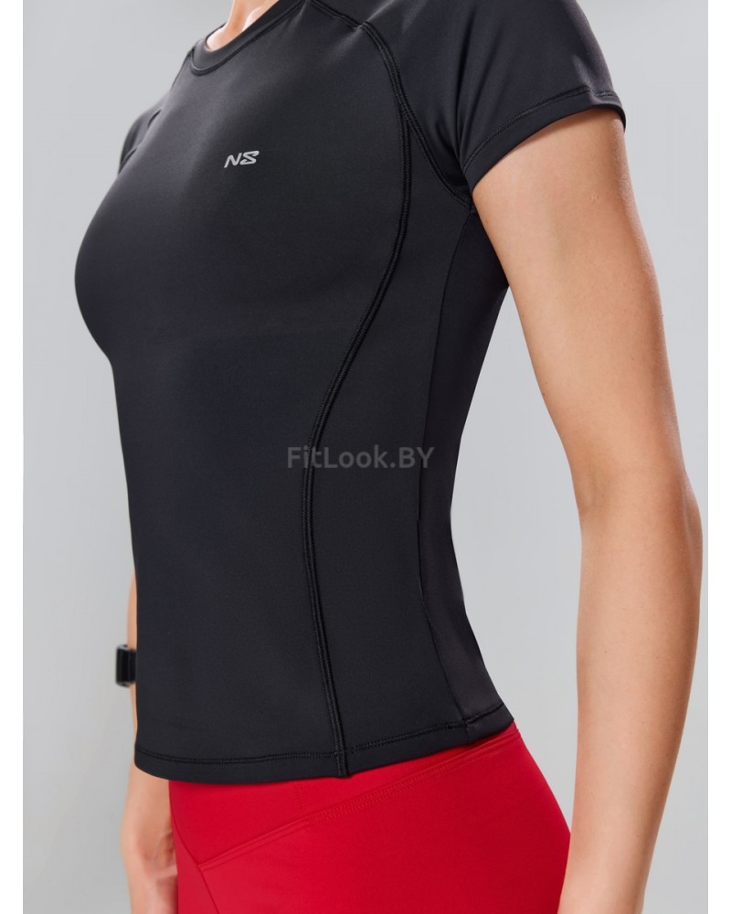 Облегающая спортивная футболка Basic Black 