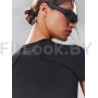 Облегающая спортивная футболка Basic Black 