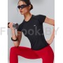 Облегающая спортивная футболка Basic Black 