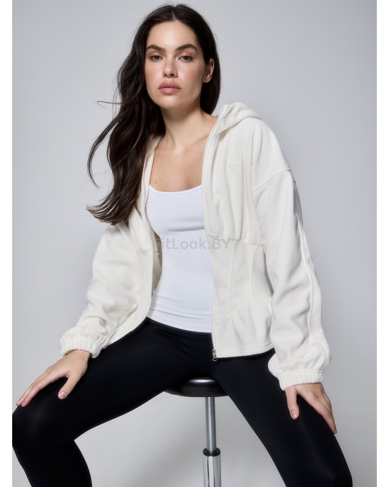 Зип-худи Neverlate Corset Fleece Milky