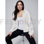 Зип-худи Neverlate Corset Fleece Milky