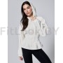 Зип-худи Neverlate Corset Fleece Milky