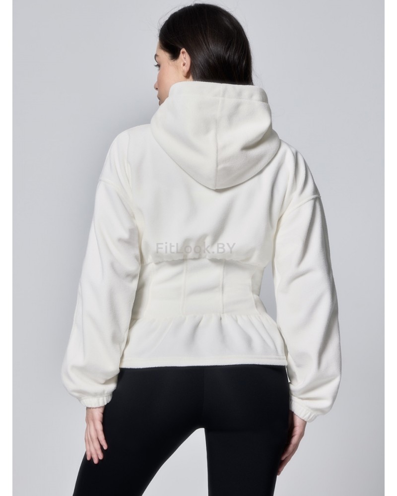 Зип-худи Neverlate Corset Fleece Milky