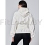 Зип-худи Neverlate Corset Fleece Milky