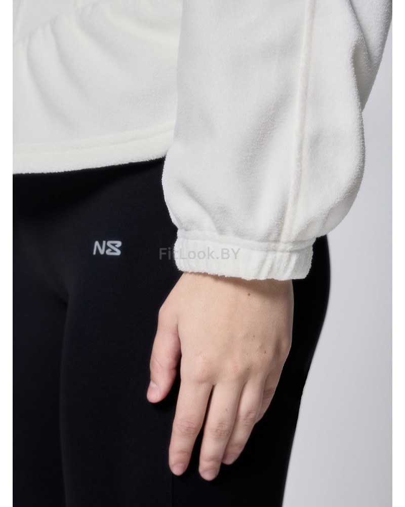 Зип-худи Neverlate Corset Fleece Milky