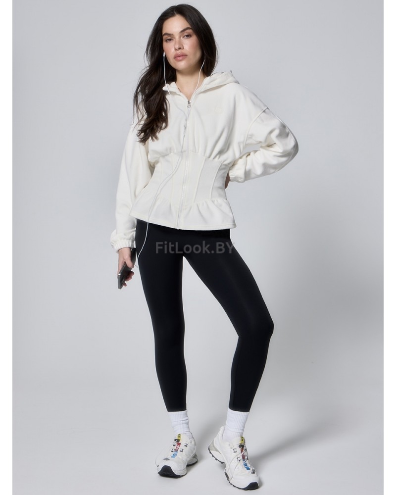Зип-худи Neverlate Corset Fleece Milky